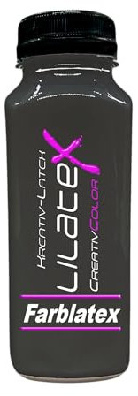250 ml Lilatex farbiges Creativ-Latex dünnflüssig Flüssiglatex / Farblatex / Latexmilch / Naturlatex (schwarz)