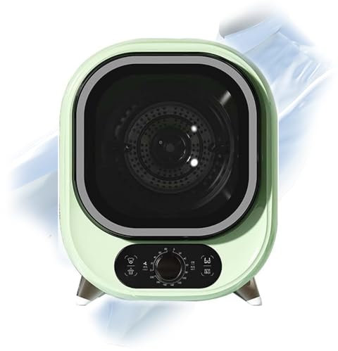 XNXYSMKJ Petit sèche-Linge à Condensation, Mini-sèche-Linge Portable ventilé de 5 kg pour Appartement, dortoir, hôtel, Maison (Green)