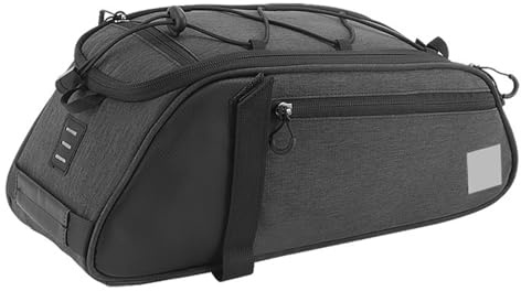 Qsvbeeqj Sacoche de vélo étanche pour porte-bagages, sac de rangement arrière de vélo, grande capacité, sac de rangement pour coffre de vélo