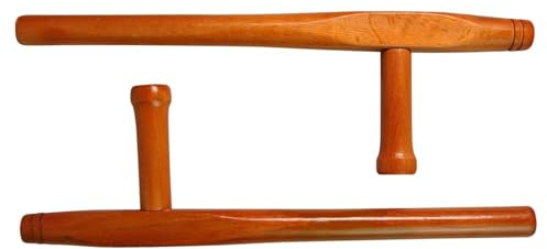 TEKKA BUDO Tonfa Roteiche, Kunststoff 50-58 cm, Verschiedene Ausführungen - Kobudo Kampfsport Training