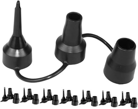 FOYTOKI 8pcs Air Pump Attachments for Air Mattress Replacement Nozzles for Quick Inflate Compact Portable Inflatable Bed Nozzles Easy Installation Fast Inflation Tools