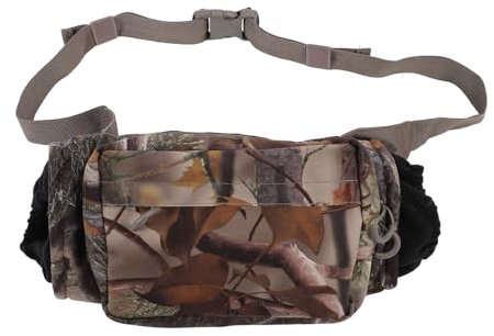 Jagd-Gürteltasche mit Handwärmertasche, Handwärmer-Muff mit Reißverschlusstasche und Verstellbarem Riemen, für Outdoor-Camping, Wandern, Angeln