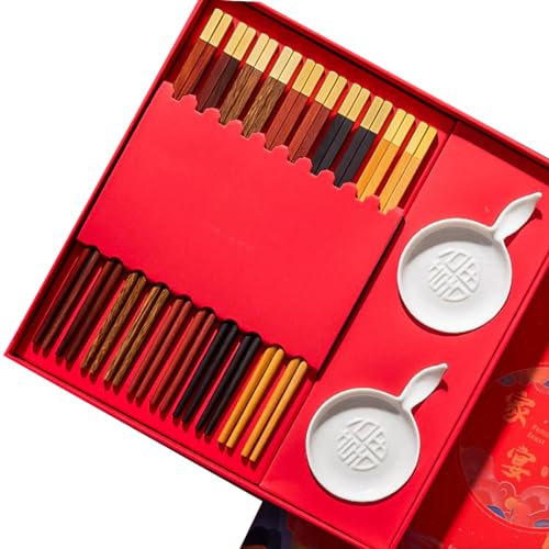 Juego de regalo de palillos chinos reutilizables de madera de primera calidad, palillos chinos personalizados grabados con nombres personalizados, palillos chinos japoneses de madera natural dora