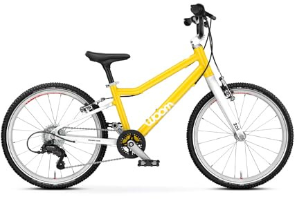 woom GO 4-20-Zoll Kinderfahrrad für 6-8 Jahre mit 7-Gang-Schaltung, BMX-Lenker und kindgerechter Ergonomie. Leicht, sicher und perfekt für Abenteuer. - 20