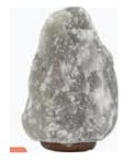 Generico Lampada di Sale Himalayano Grigia Grezza – 4/6 kg, Pezzo Unico Naturale