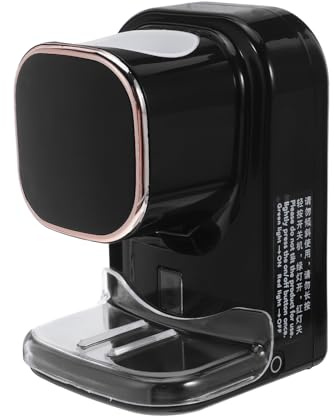 VILLFUL Automatischer Zahnpastaspender mit Sensor Wandmontage Elektrischer Zahnpasta dispenser Labor Kindersicher für Zahnpasta Gesichtsreiniger Handcreme Badezimmerhalterung Schwarz