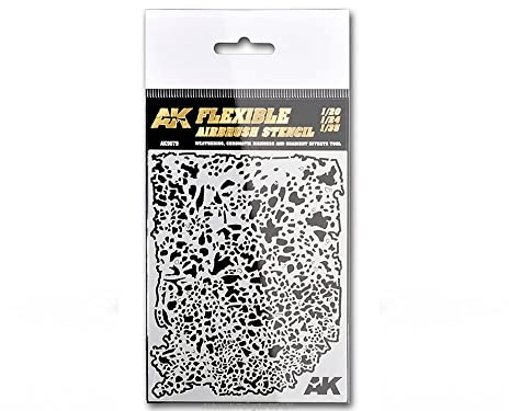 AK Interactive - Flexible Air Brush Stencil (1/20 1/24 1/35)