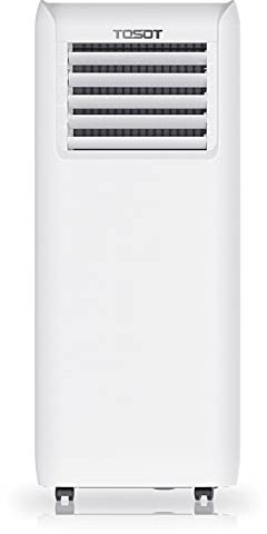 TOSOT 9,500 BTU Air Conditioner, Easy Install, Quiet 3-in-1 Portable AC, Dehumidifier, Fan, 300 Sq Ft, Aovia Series, White