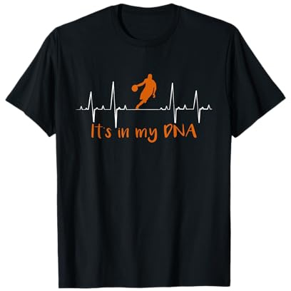 Basketball Pallacanestro Grafico del Basket It's in My Dna Maglietta