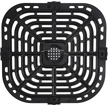 Luftfritteusen Grillplatte für Instants Plus 6QT Luftfritteusen, Edelstahl Verbesserte Quadratische Grillpfanne mit Gummifüßen, Antihaftbeschichtung, Spülmaschinenfestes Luf