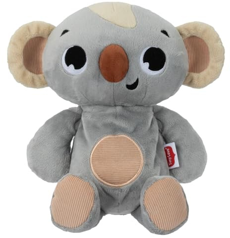 Tiny Love Koala Mon copain câlin, Peluche Bébé, 0+ Mois, Veilleuse Peluche qui Respire avec Mouvement Apaisant, Musique, Bruits Blancs et Lumières, Recharge USB-C, Doudou Bébé, Collection Boho Chic