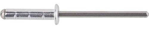 Gesipa Blindniete PolyGrip 1000 Stück (Alu/Nirosta 3,2x11, Nietschaft-ø 3,2 mm, Scherkraft 720 N, Zugkraft 1050 N, Flachrundkopf) 1433885