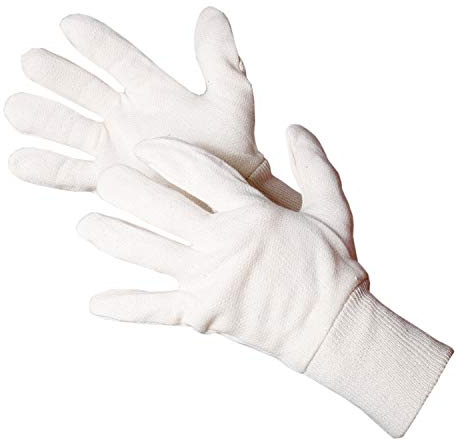 JAH gants en tricot coton/polyamide avec picots PVC – bonne prise et robustes pour l’entrepôt, le montage et l’expédition