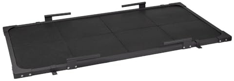 Titan Fitness Full Deadlift Platform, 8FT x 4FT Bolt-Together Steel Frame with 8 Pack Rubber Tiles, Olympic Strength Training Dedicated Lifting Space, Protects Floor, Weights, Bar, Includes Band Pegs