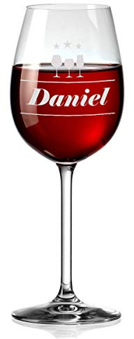 polar-effekt Weinglas Personalisiert mit Gravur - Rotwein-Glas 460ml - Lustiges Geschenk zum Geburtstag mit Name für Mama - Geeignet als Rotweinglas Weißweinglas
