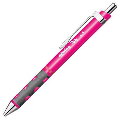 rOtring Tikky Kugelschreiber Neon Rosa, M-Blau