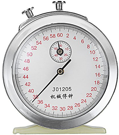 EsportsMJJ Mechanische Aufziehbare Stoppuhr Clock 60S 0.2 S 60Min Spiel Timing Physik Experiment Timer