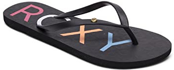 Roxy Sandy, Zapatos de Playa y Piscina para Mujer, Negro (Black Multi Bk5), 37 EU