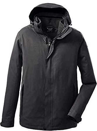 Killtec Kow 167 Mn JCK 3-i-1 funktionell jacka/utomhusjacka med avtagbar huva och enkel fleecejacka