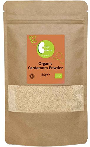Organic Cardamom Powder - Certified Organic - by Busy Beans Organic (50g)