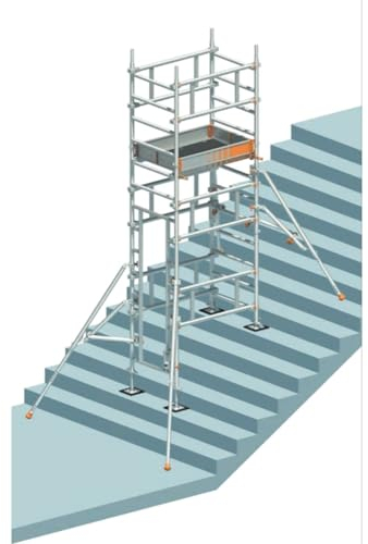 Layher Treppen-Kit Erweiterung SoloTower, kein komplettes Gerüst - TYP 1