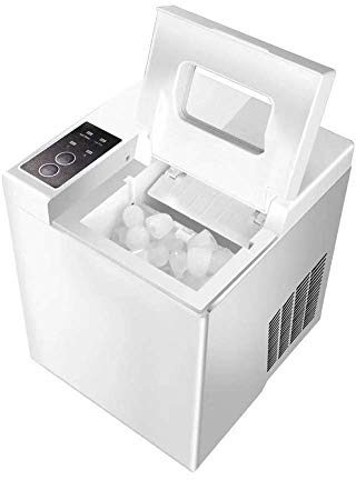 TEmkin Qujunji – Mini Machine à glaçons Automatique, Bloc Rond électrique, Machine à fabriquer des glaçons, 15kg, 24H, Petit Bar, thé au Lait, café