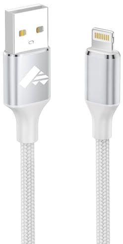 Aioneus iPhone Ladekabel 3M Lightning Kabel MFi Zertifiziert iPhone Schnellladekabel Nylon USB iPhone Kabel für iPhone 14 13 12 11 Pro Max Mini XS XR X 8 7 6 6s Plus 5 SE 2020, iPad