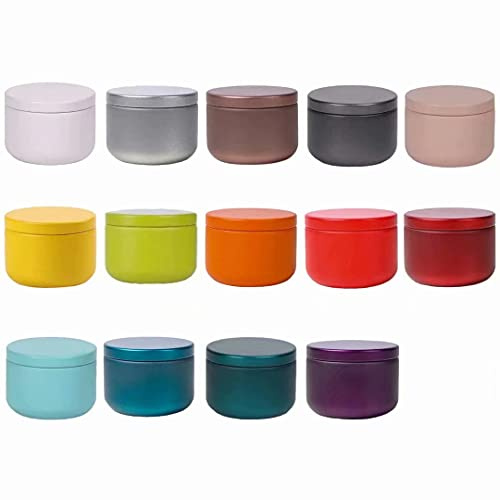 14-Piece Colorful Mini Tea Caddy Set – Portable Empty Tins for Coffee, Spices, and Tea Storage – Versatile & Premium Sara Miller Tin