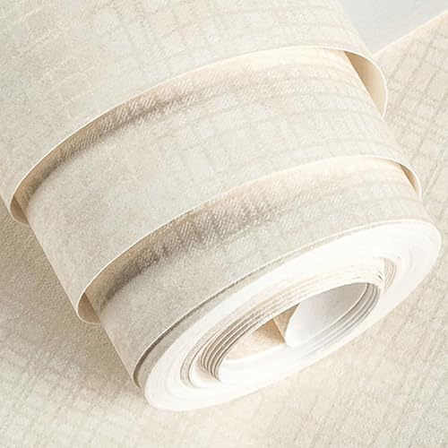 Trafagala Light Yellow Mix Plain Tartan Design Textured Wallpaper Free No Match Striped Wallpaper for Adults Kids Bedroom Living Room Hallway Stairs Lounge