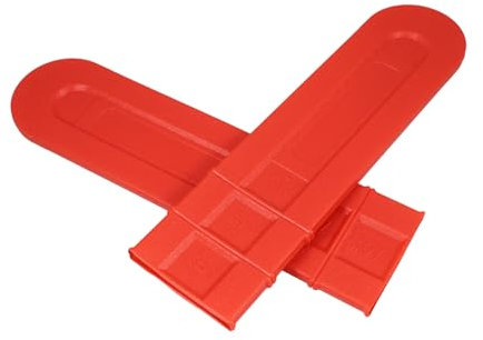 Fourreau de Guide-chaîne de Tronçonneuse 2 Pièces PE Orange