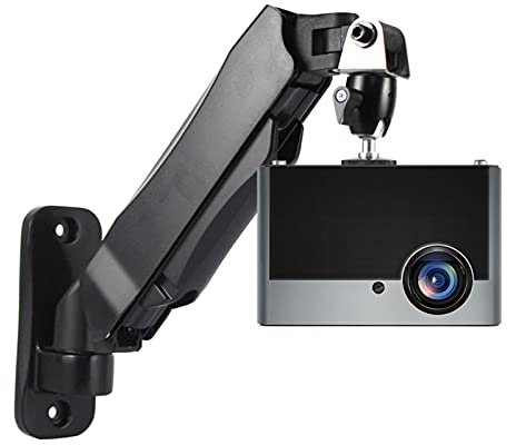 Adjustable Projector Stand & Wall Mount Bracket Holder with Extendable Arms - Ideal for Home Office Stage & Studio Use - Versatile Projector Mount for Optimal Viewing Experience