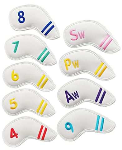 TOYANDONA 9pcs Golfs Club Protective Cover Golfs Putter Sleeve Digital Putter Cover for Headcover Mallet