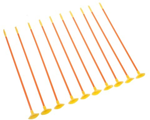 Kisangel 10 Pièces Flèches à Ventouse Plastique pour Arc Flèches de Remplacement avec pour Pratique de Sécurisée et Amusante Intérieur