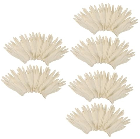 NUOBESTY 100pcs Boys and Girls Disposable Gloves Food Safe Cooking Mittens Small Gloves for Toddlers Multi-function Elastic Mittens
