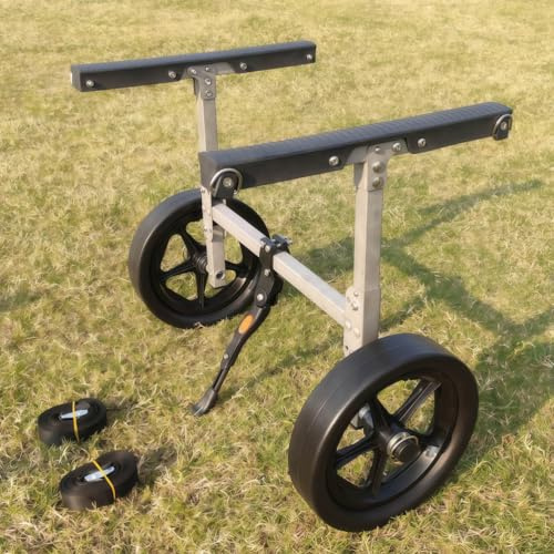 Faltbarer robuster Kajakwagen für einfachen Transport von Kanus, Paddleboards und Booten, 50 kg Kapazität