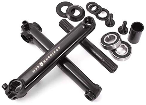 KHEbikes KHE MVP BMX - Set manovella 8T MID BB 4130 CrMo, asse 19 mm, con adattatore laser