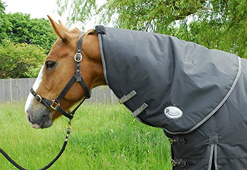 Rhinegold 0 Konig Neck Cover-Extra Small-Black Nackenschutz, Schwarz, X