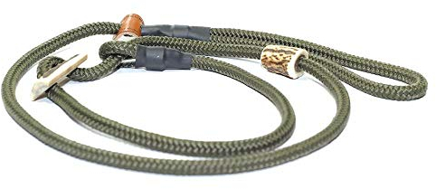 Retriever-Leine/Moxonleine Sporty-Style | robuste Hundeleine aus Tau mit Klemme & Halsbandfunktion | 8mm – besonders griffig & wetterfest | Training, Alltag & Dummyarbeit