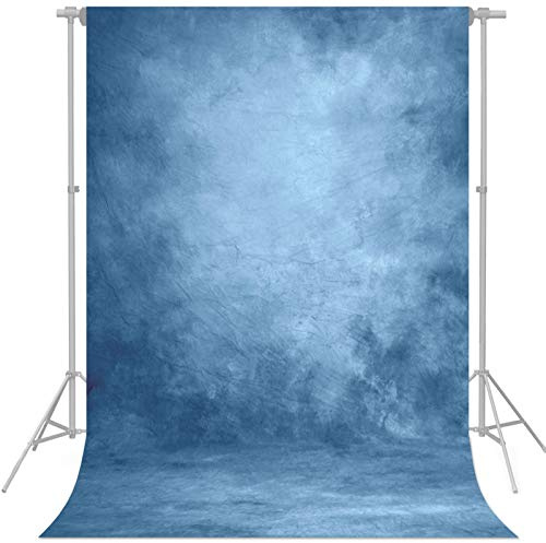 econious Fotohintergrund, 1,5 x 2,2 m Abstraktes Hellblau Foto Hintergrund, Professioneller Fotografie Hintergrund für Studio-Requisiten, Mit Stangentasche (nur Hintergrund)