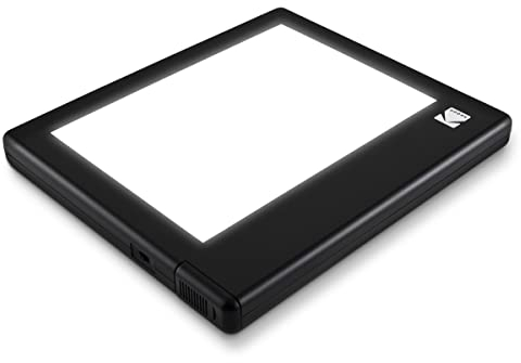 KODAK Boîte à lumière LED 17,8 x 12,7 cm pour négatifs, diapositives et films | Panneau lumineux pour visualiser et numériser des photos, dessin de tatouage, esquisse d'artiste, pochoir