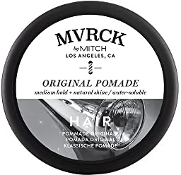 Paul Mitchell MVRCK by MITCH Original Pomade, pomata a tenuta media, lucentezza naturale, idrosolubile, per tutti i tipi di capelli