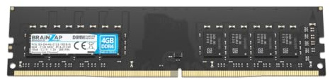 BRAINZAP 4GB DDR4 2133MHz PC4-2133P DIMM CL15 1Rx8 1.2V Unbuffered Non-ECC Memoria RAM para PC de sobremesa Módulo de Memoria Memory