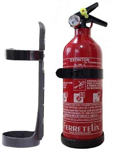 Ferretelix Extincteur 1 kg ABC, Para CASA, coche, oficina, caravana
