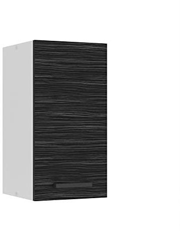 Belini Hängeschrank Küche SG 30 cm, mit 1 Tür, Königliches Ebenholz | Küchenschränke, Oberschrank, Küchenhängeschränke, Wandschrank Hängend