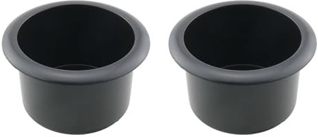 TAODAN 2 portavasos de plástico de 63 pulgadas de alto x 108 pulgadas de ancho con ranura de repuesto para mesa de juegos, sofá, tablero