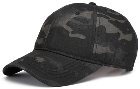 marrhorvk Baseball Cap für Herren Damen, Camouflage Kappe Basecap Baseballkappe Einstellbare Trucker Cap Unisex (Helles Tarnmuster)