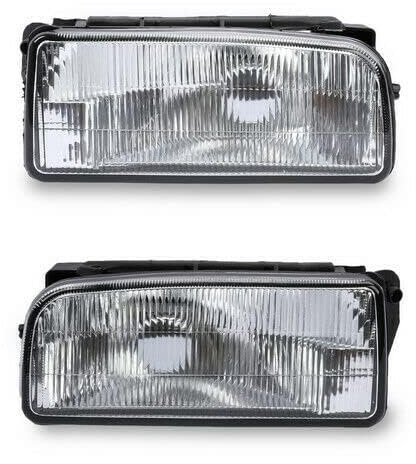 FENVY Auto Frontstoßstange Nebelscheinwerfer für BMW E36 318i 318ti 323i 328i 1992-1998 51138122238,Auto Frontstoßstange Nebelscheinwerfer Montag,Tagfahrlicht,B-As Shown B