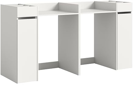 xonox.home - Waschmaschienenumbau Set Free 4-TLG. Set 190x101x60 cm in weiß - Badmöbel Badset Badezimmerkombination - einfache Montage stabile Konstruktion robust und langlebig