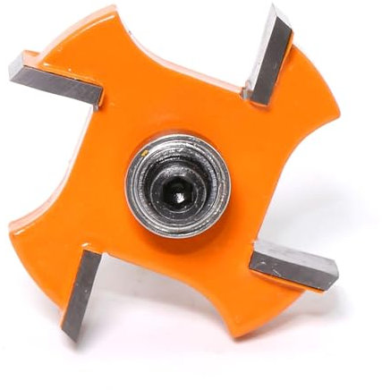 1pc 8mm Shank T Type Bearing Joint Slot Woodworking CNC Groove Biscuit Slotting Router Bit Tool Bits Milling Cutter For Wood(T01303)