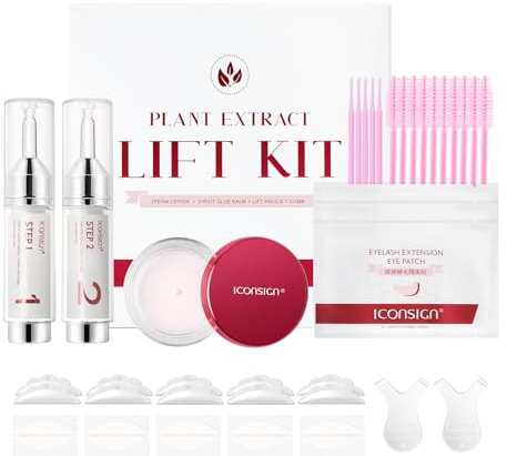 ICONSIGN Professional Cils Lifting Set With Plant Extract - Long-Lasting and Easy to Use With Tools